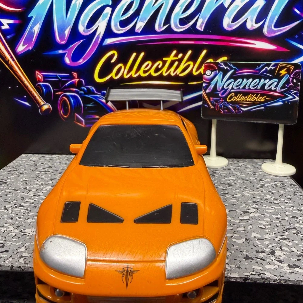 Jada Toys Fast & Furious Brian's 1995 Toyota Supra RC Car Orange 97602